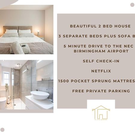 Stunning Abode 5 Min From Nec & Bhx, Pets Allowed Marston Green Εξωτερικό φωτογραφία